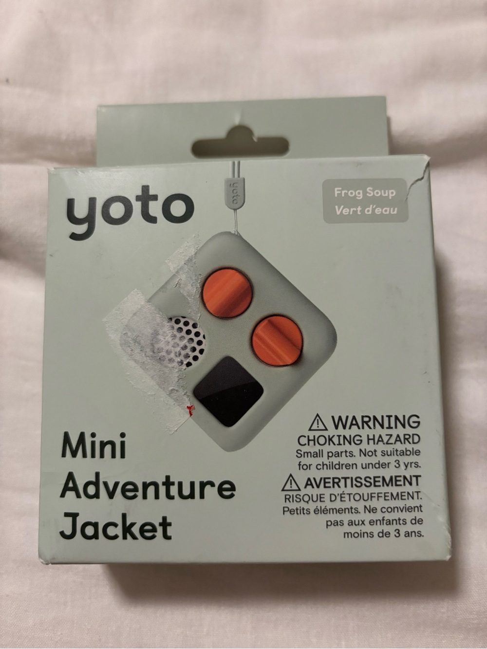 Yoto Mini Adventure Jacket in Light Green New in box